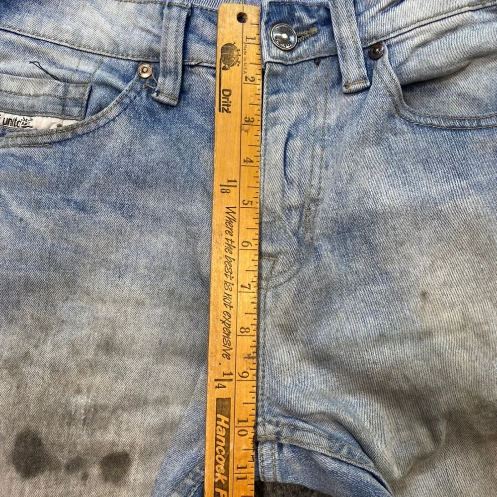 Ecko Unltd Jeans 29‎ Mens Light Wash Athletic Distressed Faded Streetwear Denim